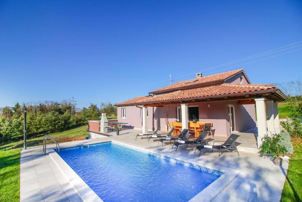 Modern House With Private Pool Villa Zminj Luaran gambar