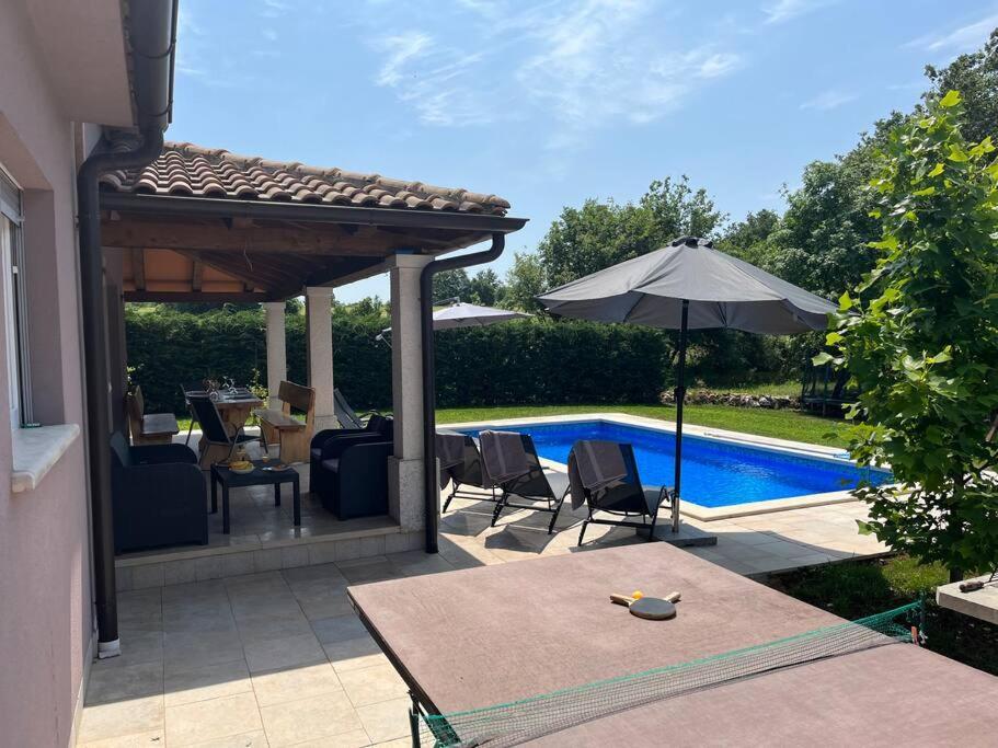 Modern House With Private Pool Villa Zminj Luaran gambar
