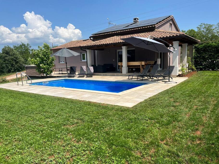 Modern House With Private Pool Villa Zminj Luaran gambar