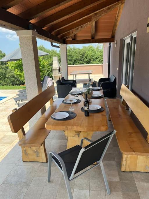 Modern House With Private Pool Villa Zminj Luaran gambar
