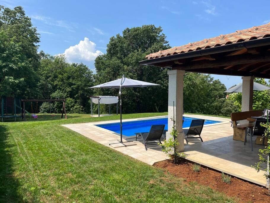 Modern House With Private Pool Villa Zminj Luaran gambar
